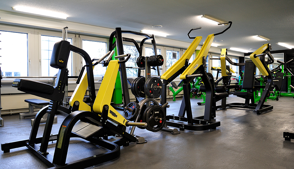 Raumtotale Fitnessraum